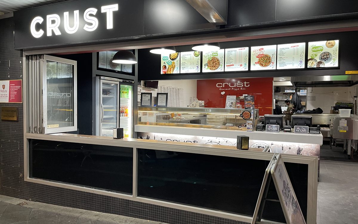 Shopfront glass replacement on a restaurant frontage in Northgate